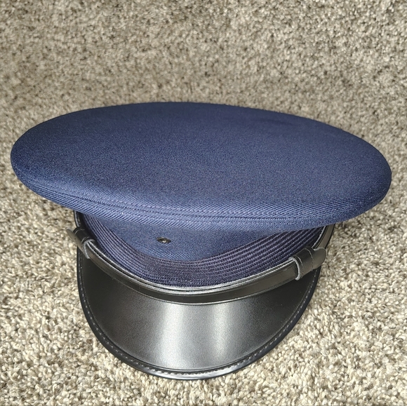 Bernard Hat Co. USAF Colorguard Srvce Cap Sz 7 1/4 US Air Force / USAFJROTC/ CAP - Picture 3 of 5